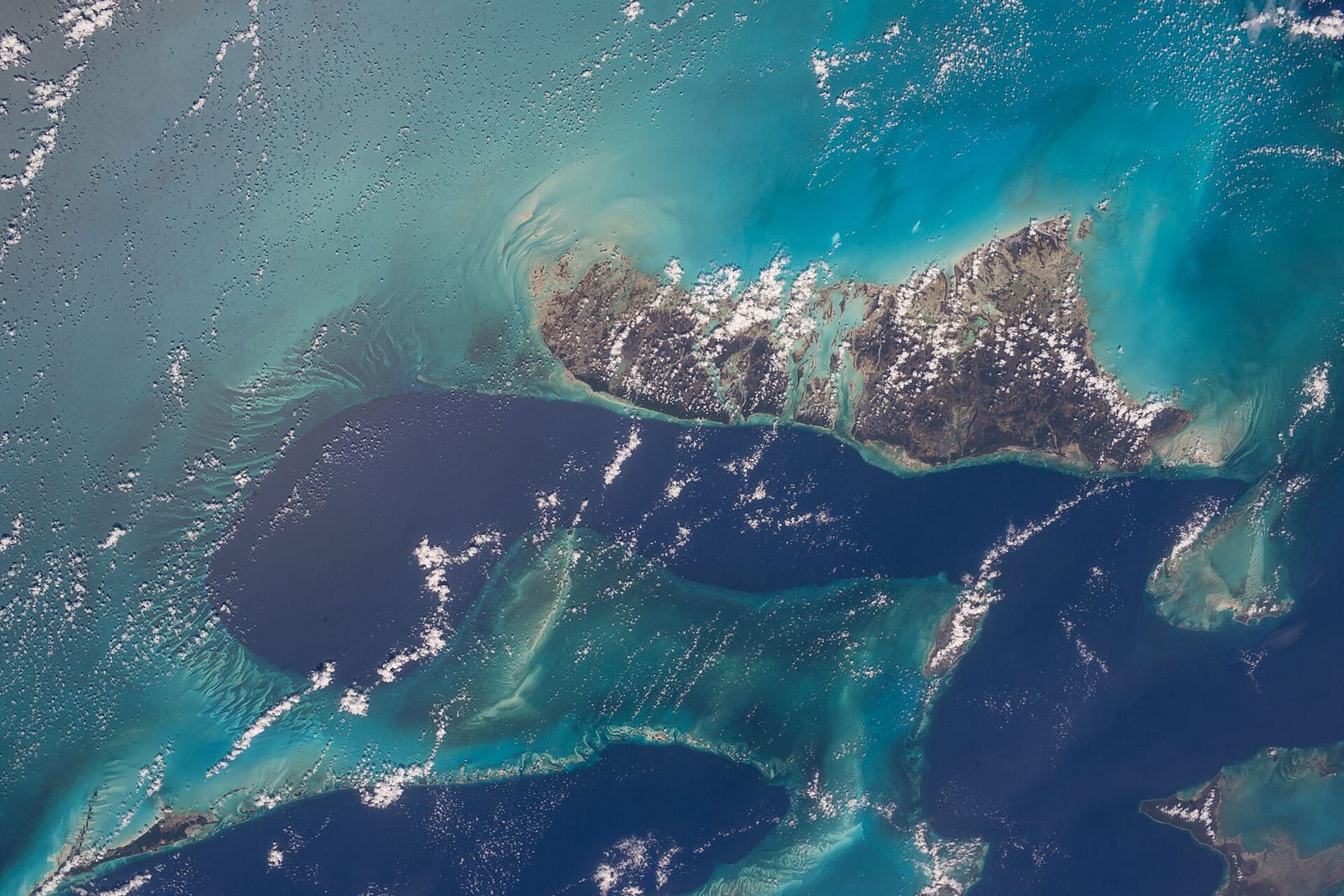 Public Access: aerial view of islands, water, and surrounding ocean